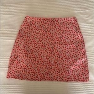 Flower mini skirt, size medium